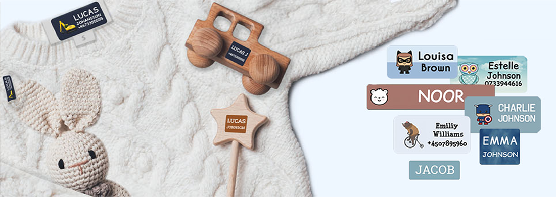 Jak oznaczać ubrania i rzeczy osobiste za pomocą etykiet z imieniem