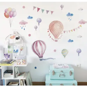Dekoracja ścienna - Akwarelowe Balony
