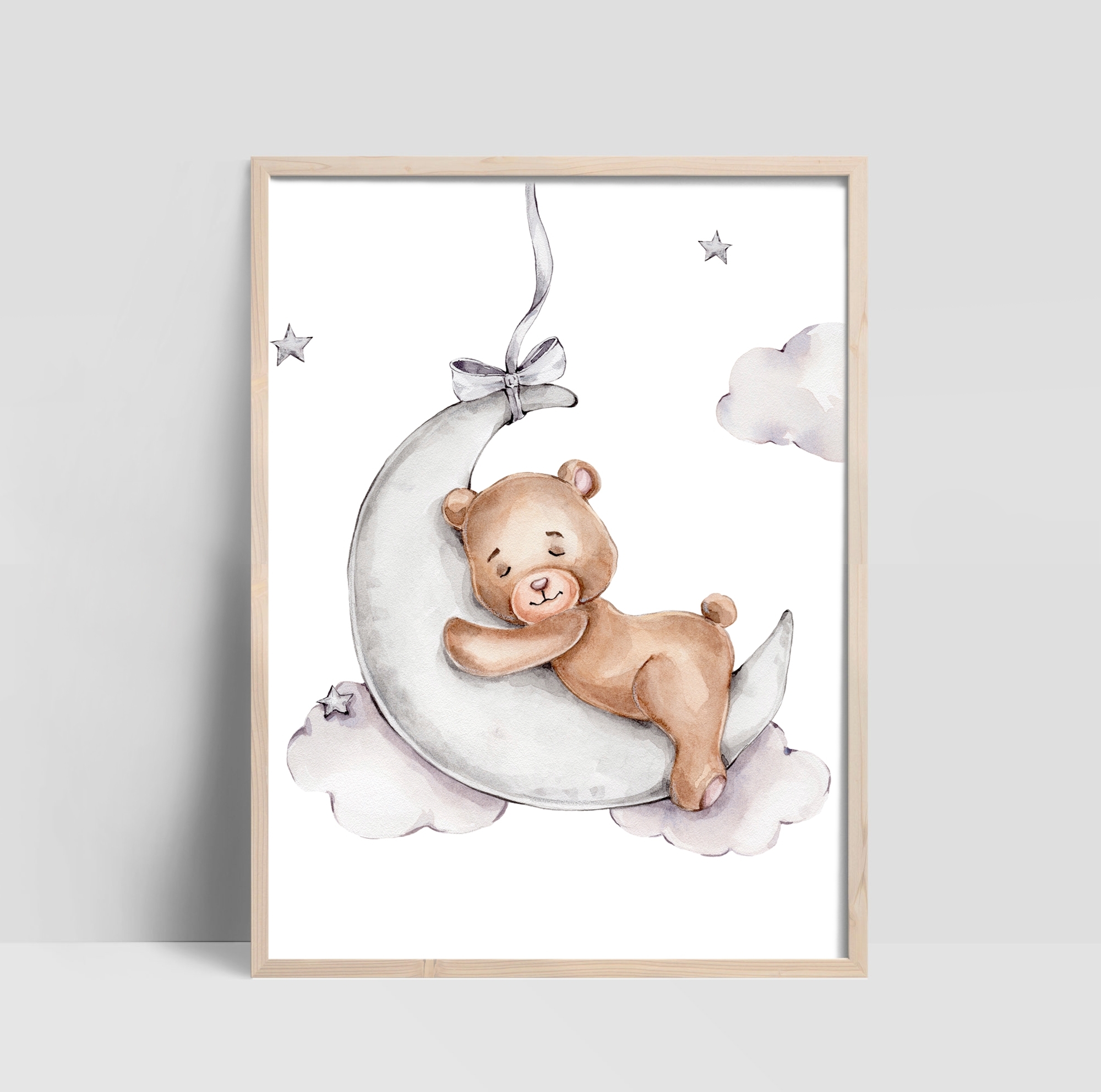 Plakat - Miś na Księżycu
