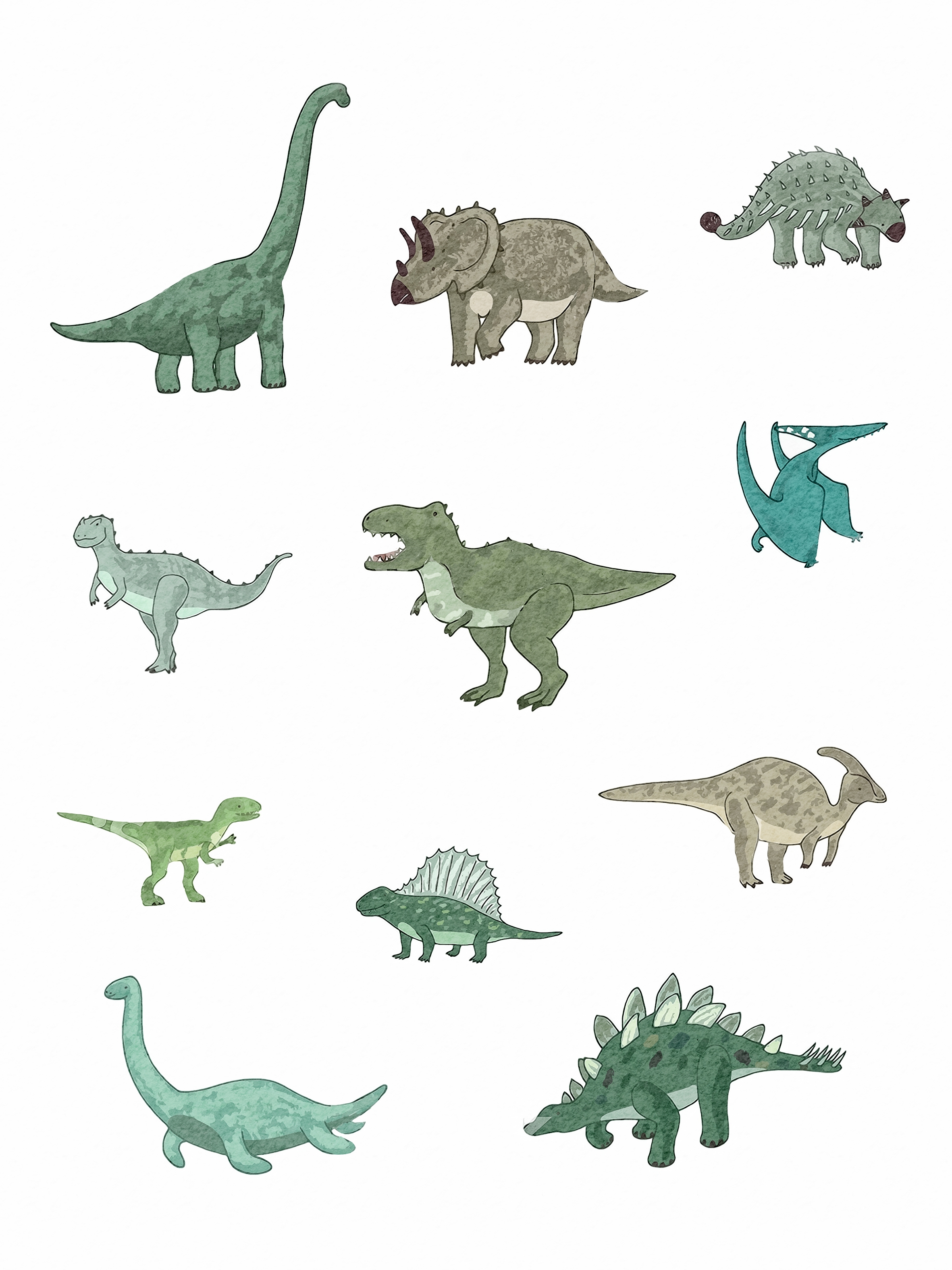 Plakat - Dinozaury / 02