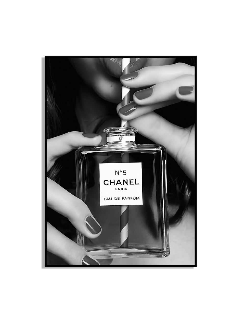 Plakat z perfumami Chanel No. 5