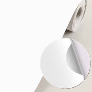 Contact Paper - Biała samoprzylepna rolka winylowa / 1,37 x 100m / Peel and Stick