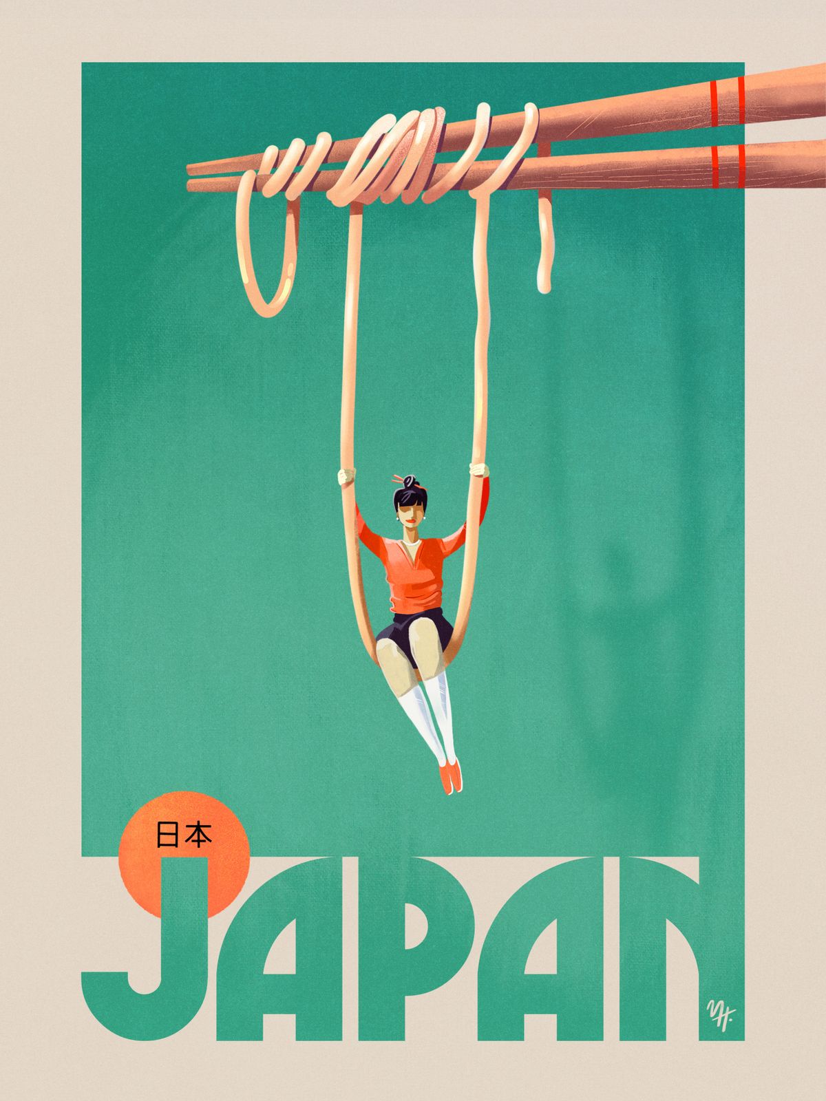 Plakat - Dzieło sztuki z Japonii