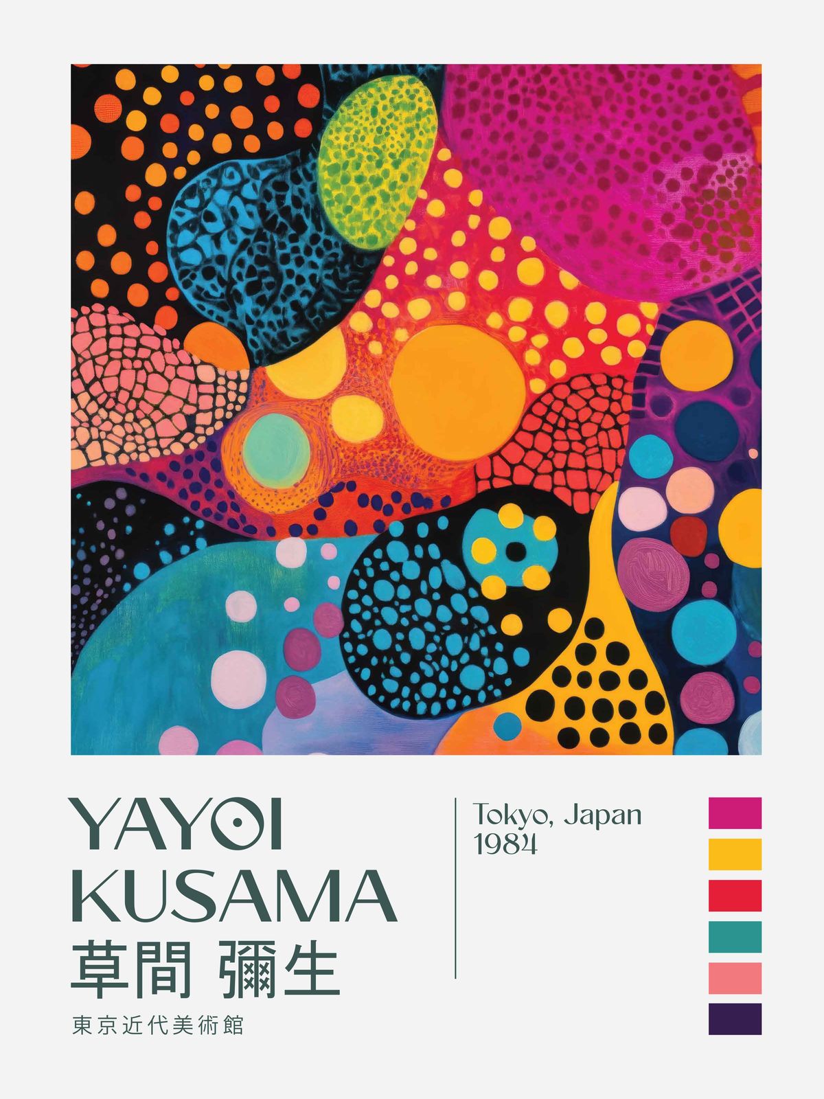 Poster - Dzieło Yayoi Kusamy