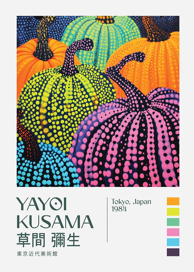 Plakat - Sztuka Yayoi Kusama