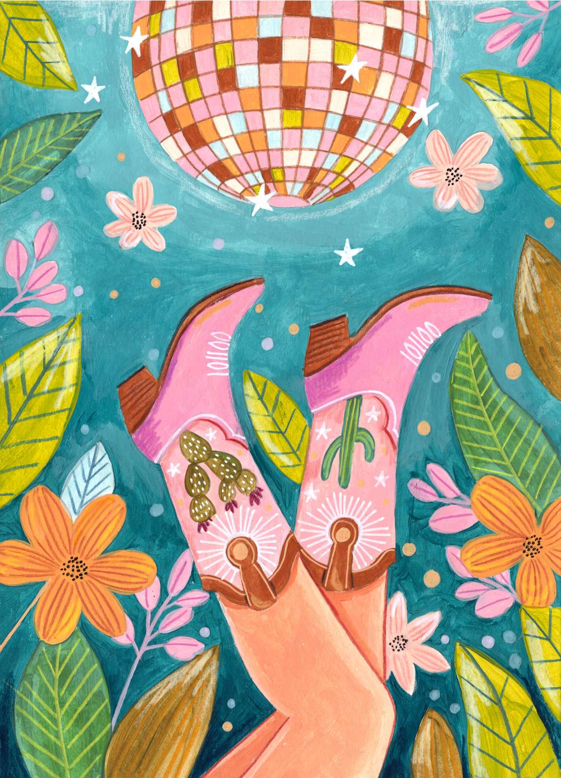 Plakat - Disco Boots