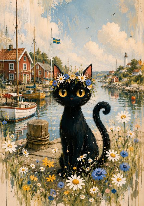 Plakat - Kot w Porcie