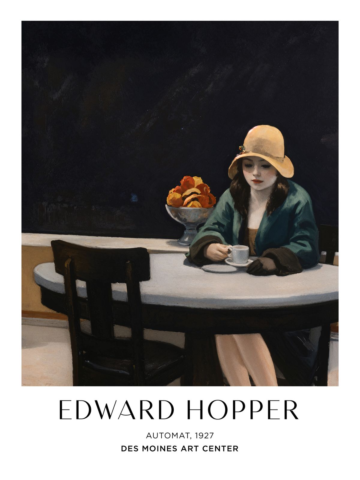 Plakat - Automat autorstwa Edwarda Hoppera