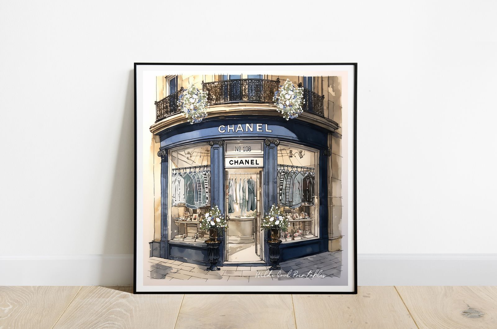 Plakat Sklep Modowy Chanel