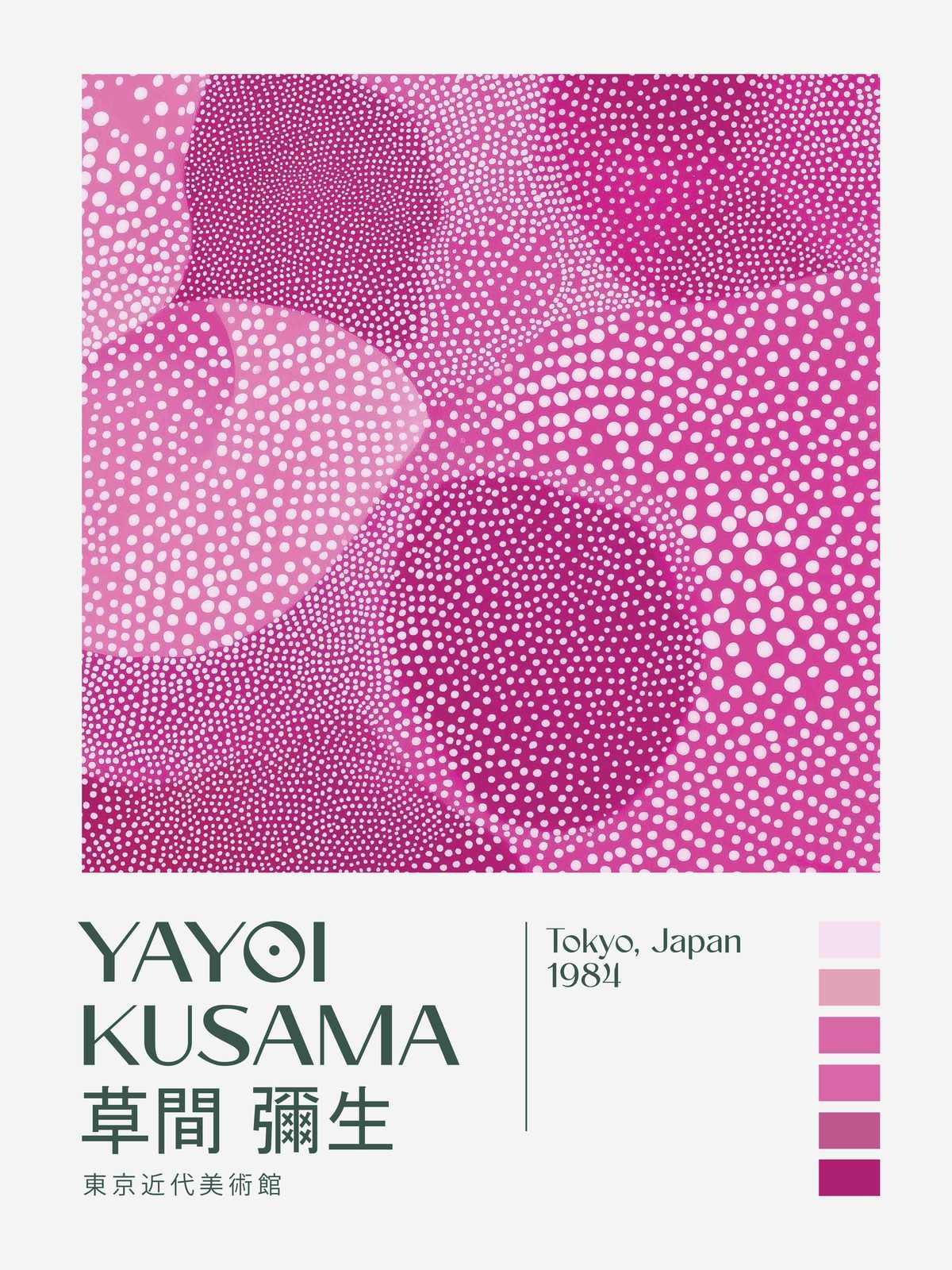 Plakat - Yayoi Kusama Tokio Japonia