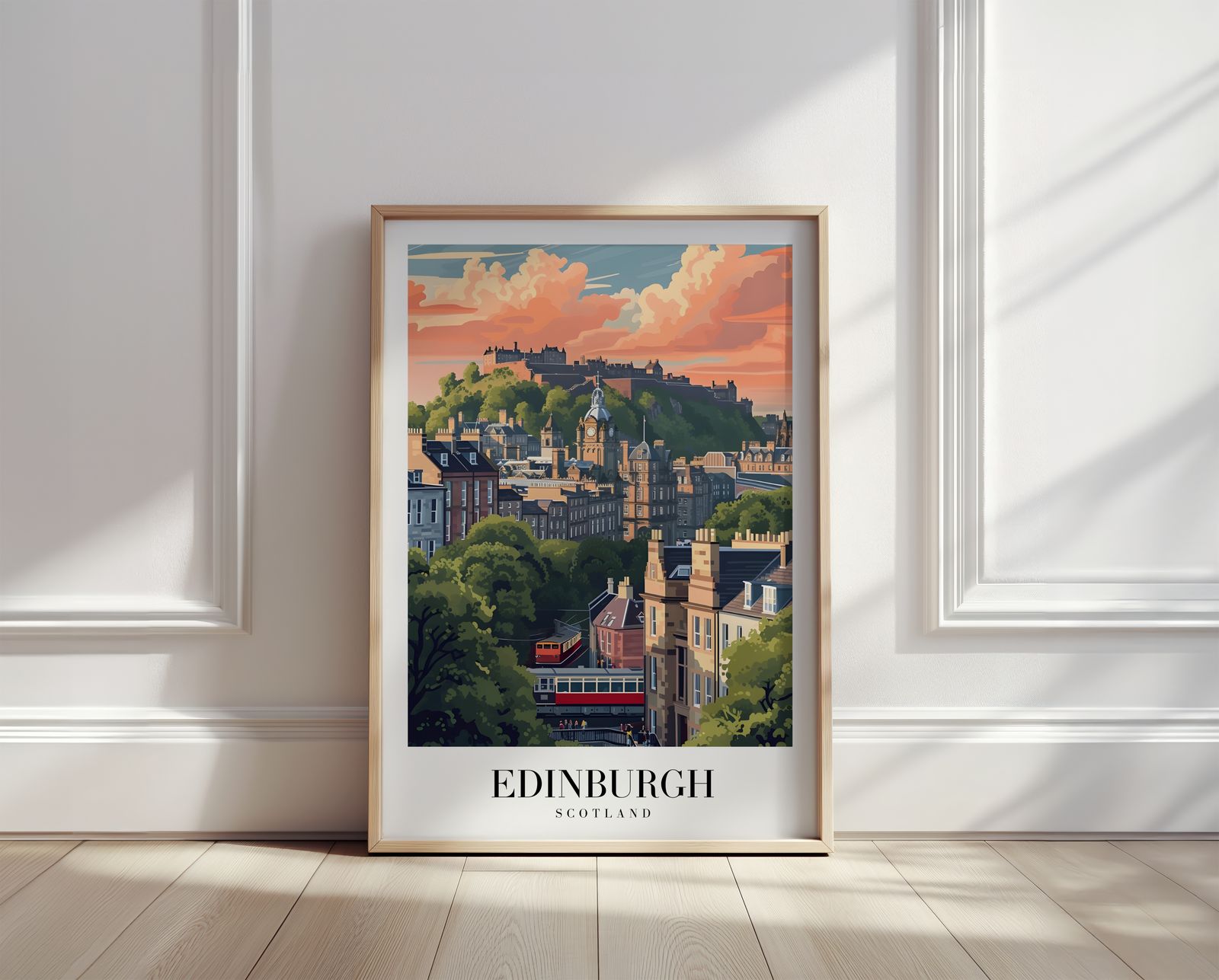 Plakat - Krajobraz Edinburgh