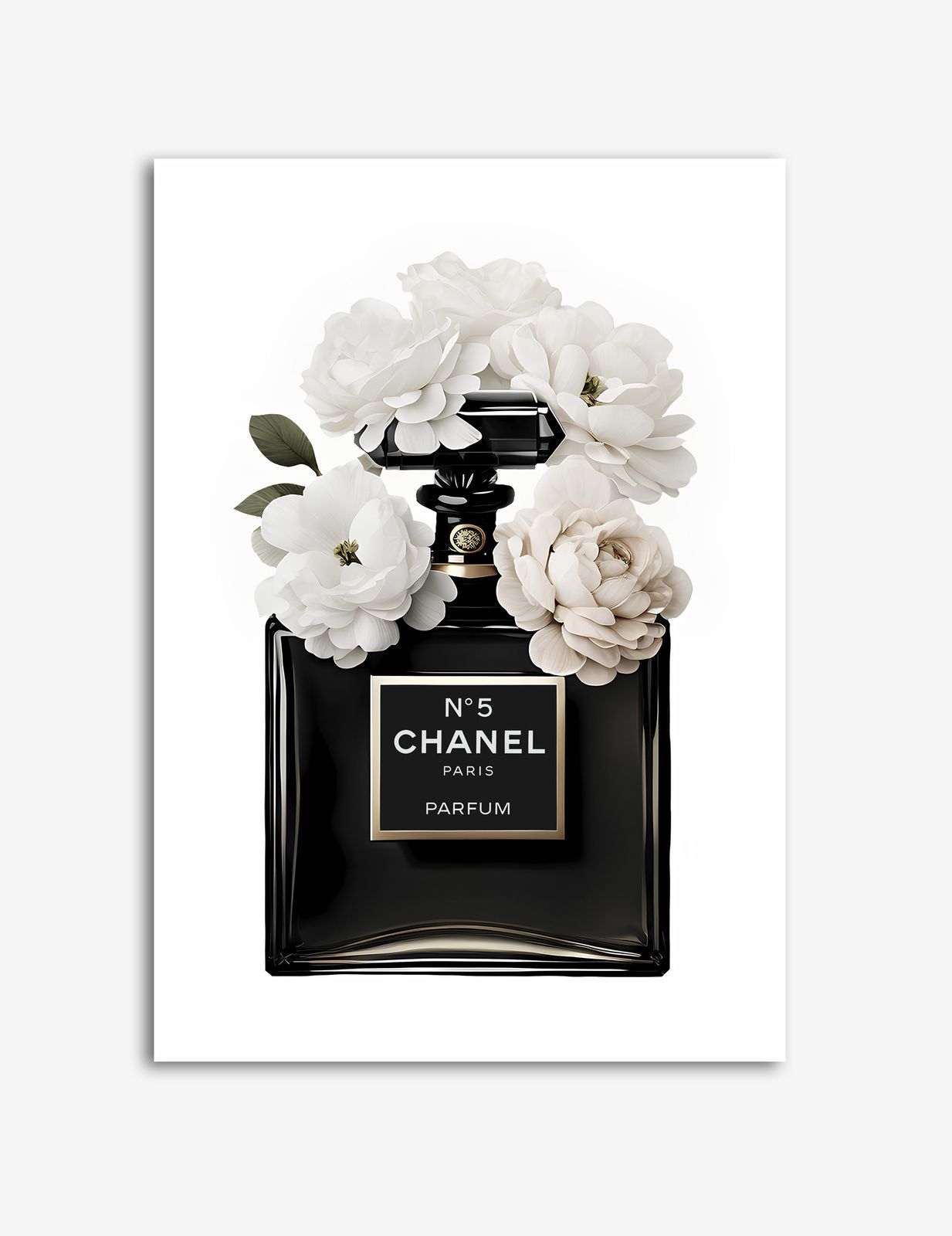Plakat z perfumami Chanel No. 5