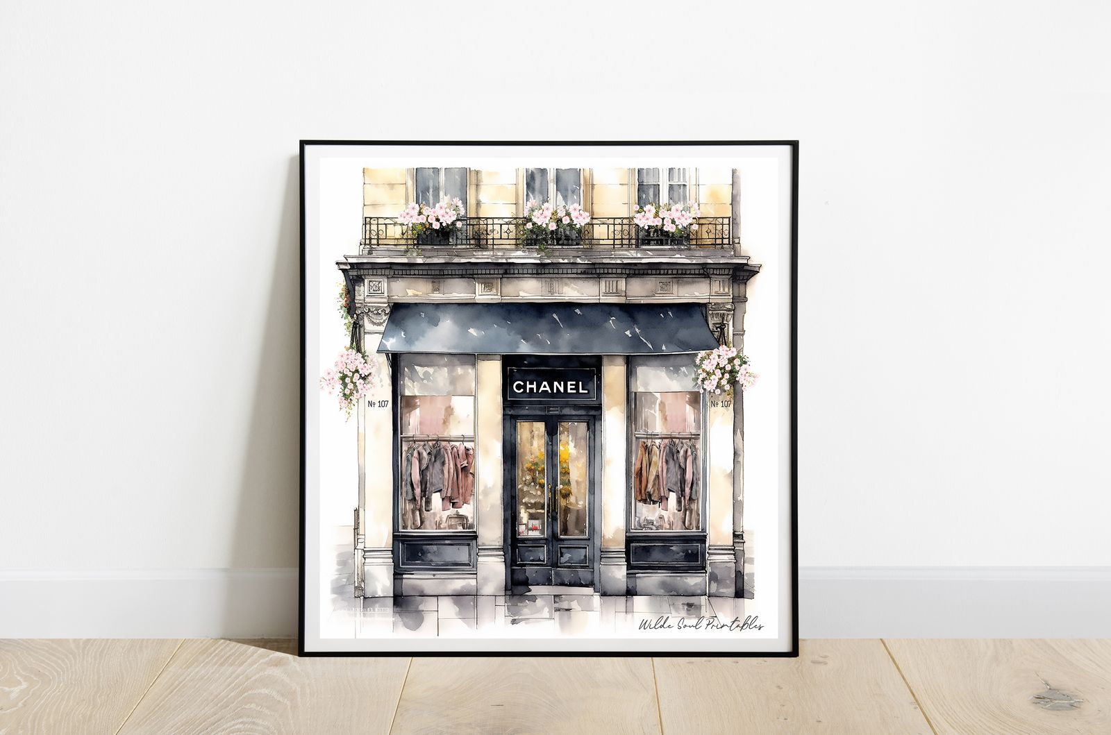 Plakat Ścienny Sklep Chanel