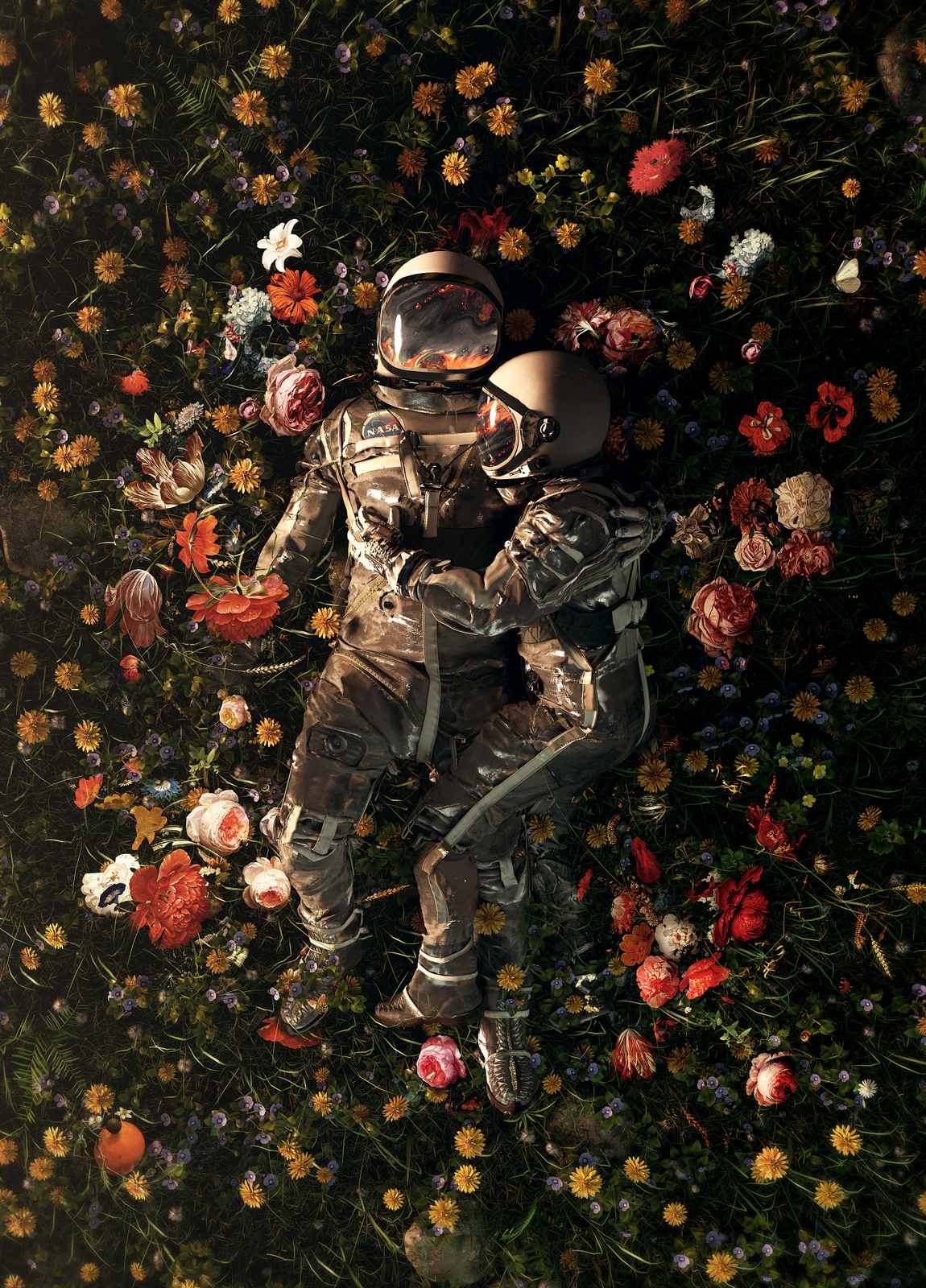 Plakat - Astronauci w rozkwicie