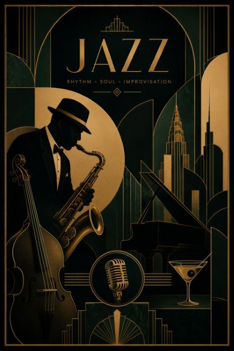 Plakat - Jazzowy Rytm