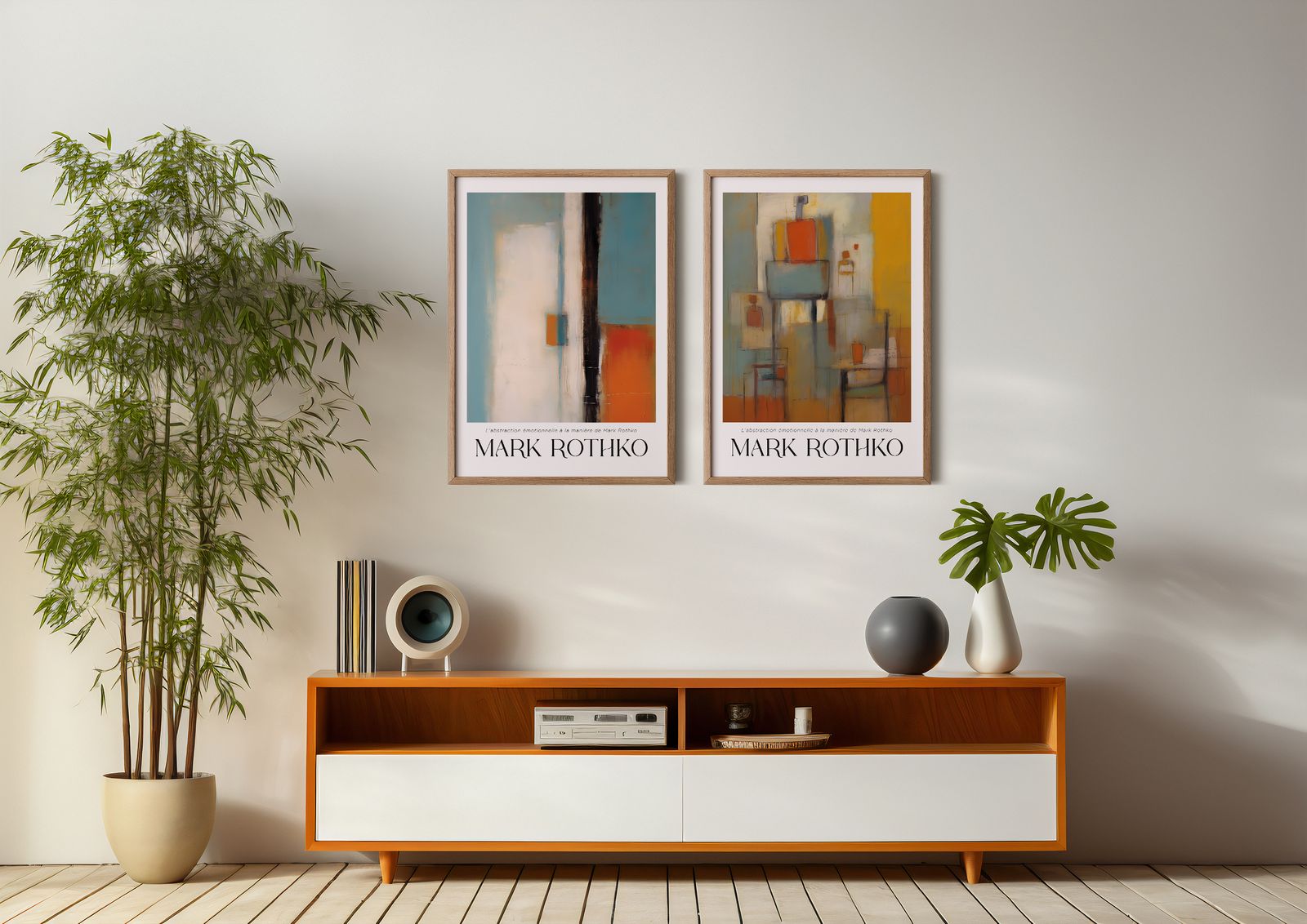 Plakat - Mark Rothko Abstrakcyjny Zestaw 2