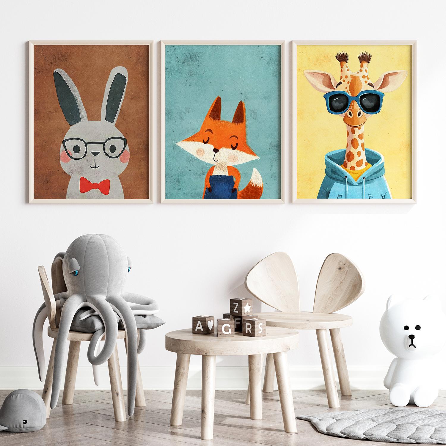 Plakat - Urocza Kolekcja Zwierząt / Set of 3